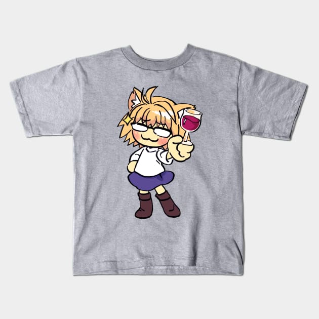 Mudwizard draws the classy smug neco arc / Tsukihime Kids T-Shirt by mudwizard